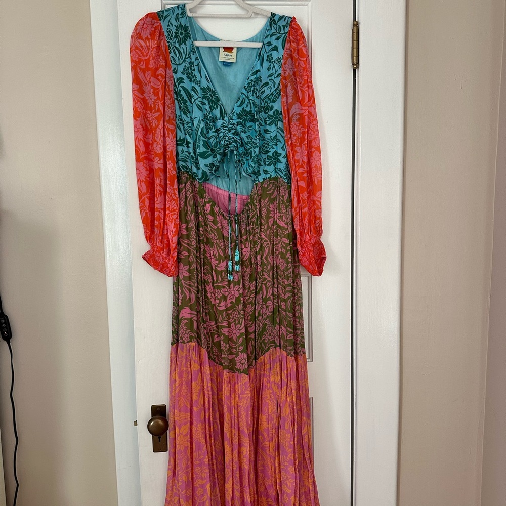 Colorful Floral Maxi Dress